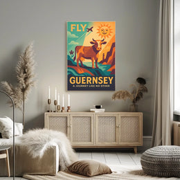 Fly to Guernsey Poster