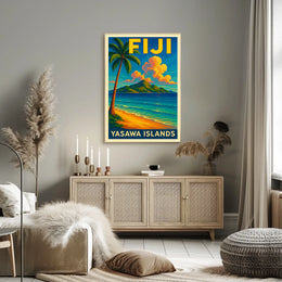 Yasawa Islands Tropical Paradise Poster