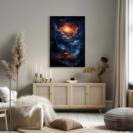 Enchanted Nightscape Poster