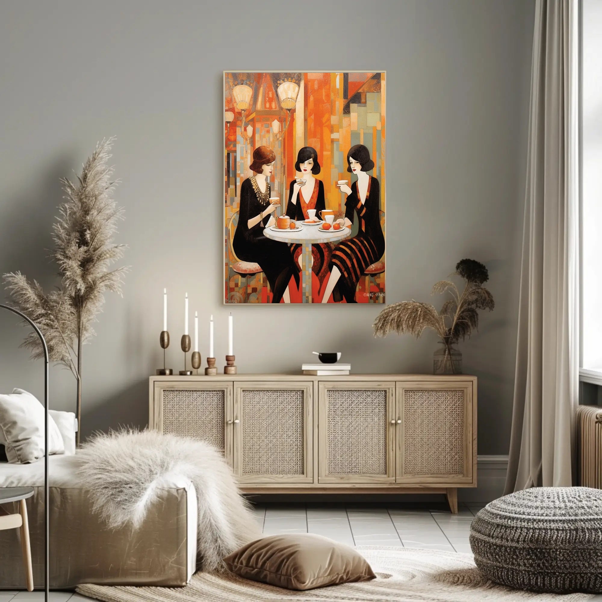 Elegant Afternoon Tea Poster