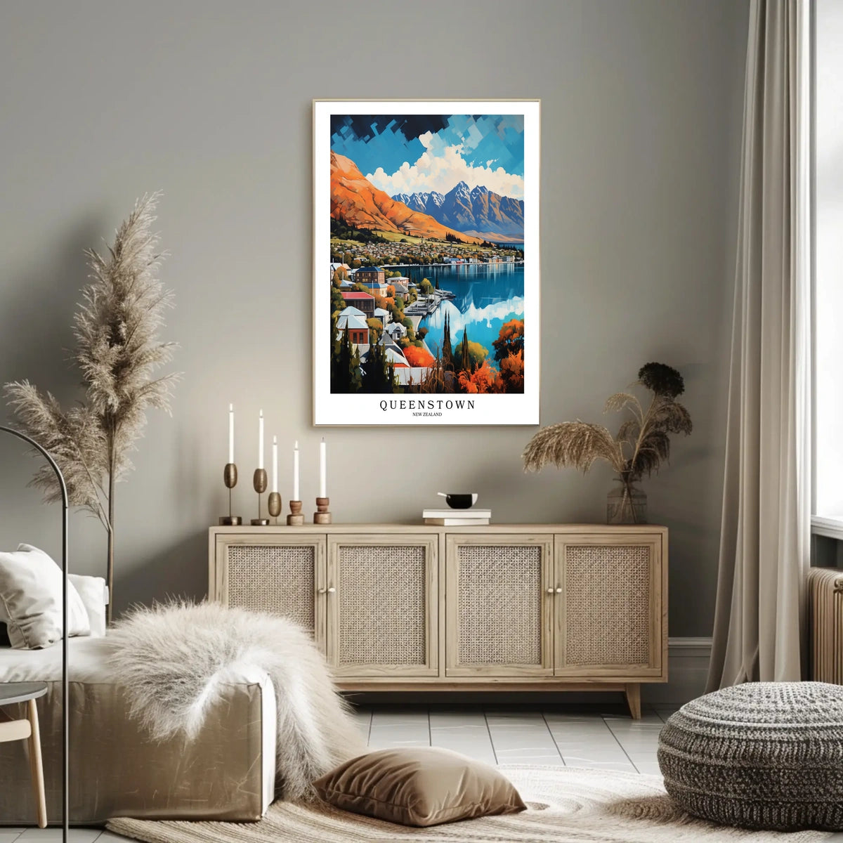 Queenstown New Zealand Poster