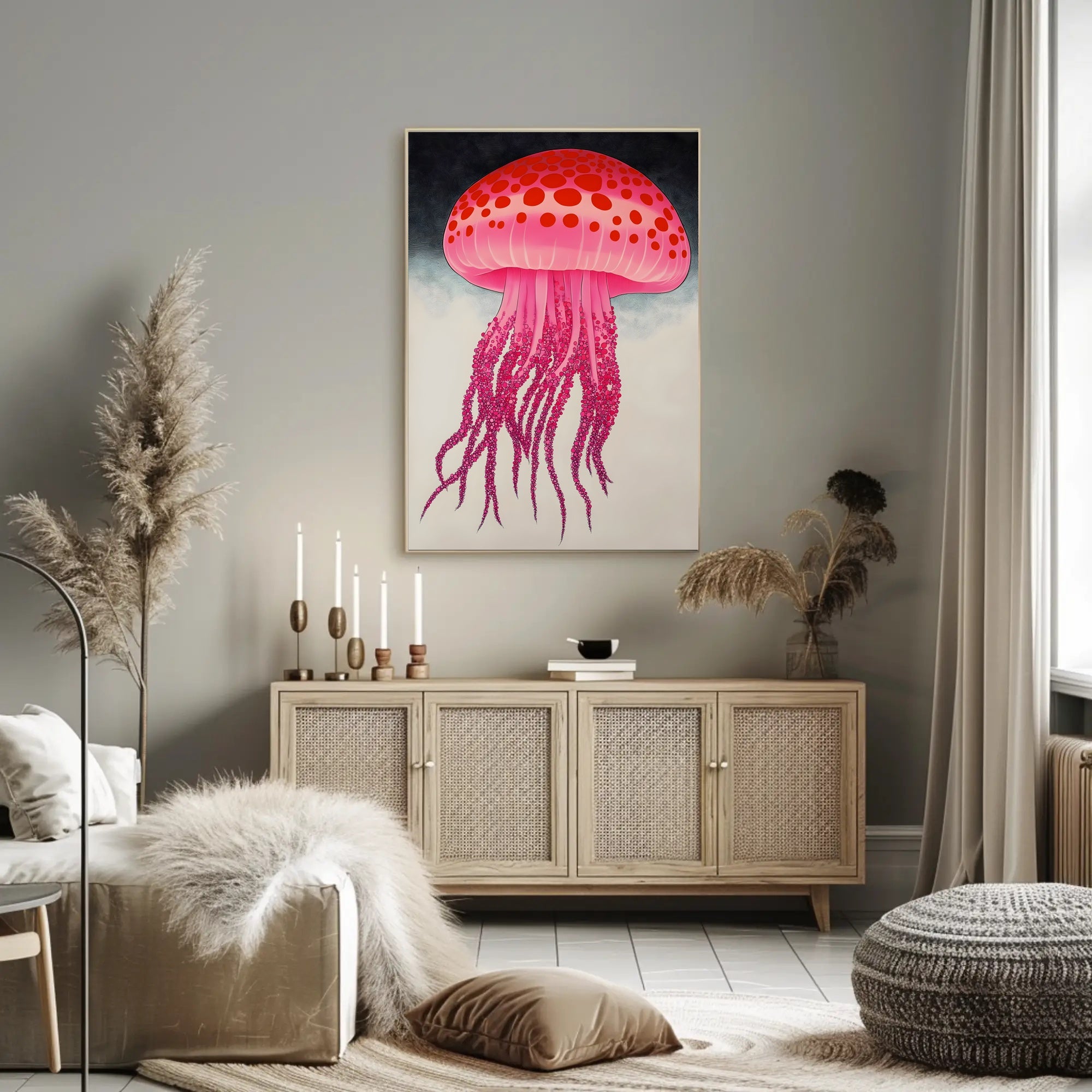 Ocean Life Poster Vibrant Marine Wall Art