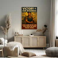 Victory is Our Business Poster