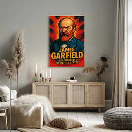 James Garfield 20th President Poster Vintage 18x24 Edition