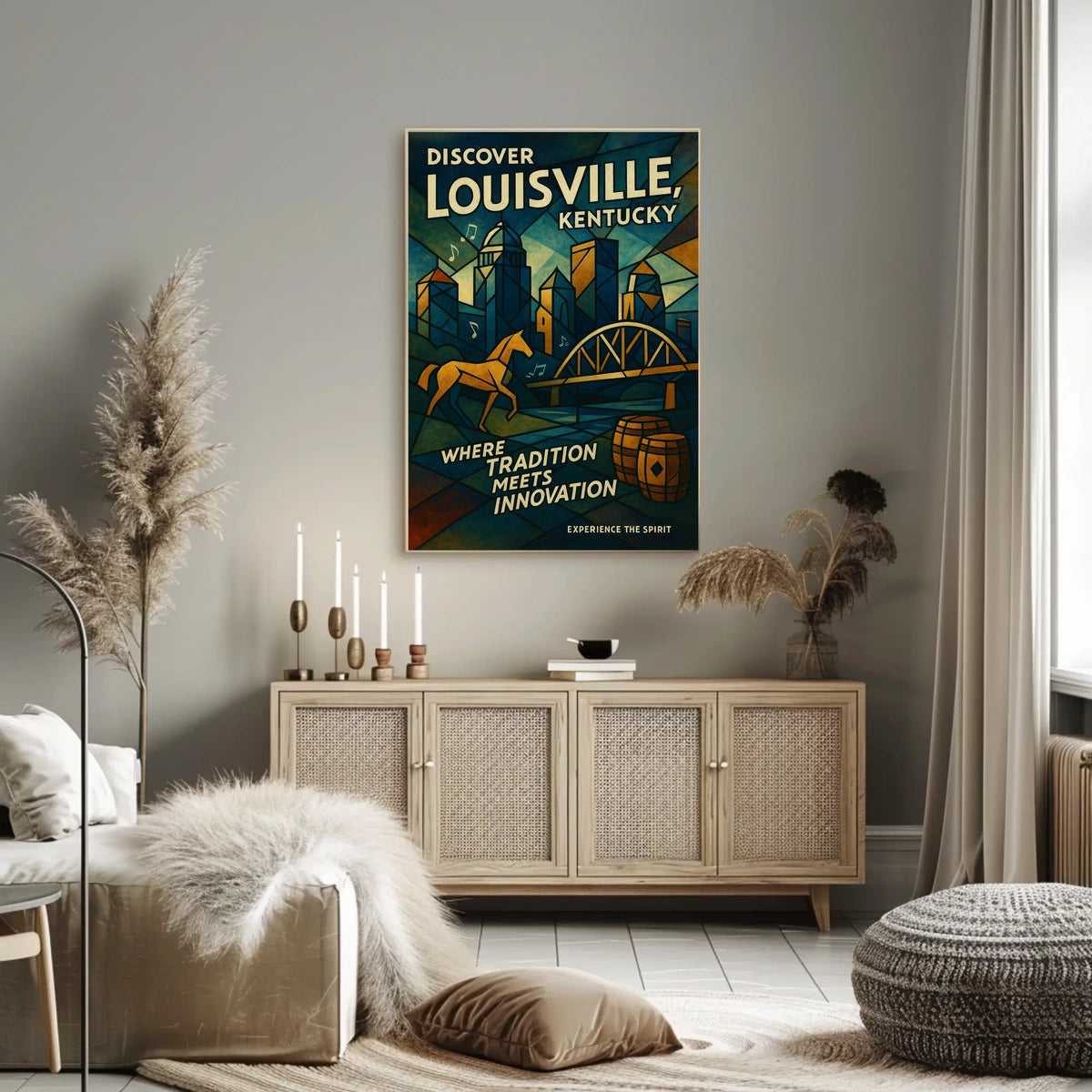 Discover Louisville, Kentucky Poster
