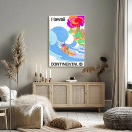 Hawaii Surf Adventure Poster