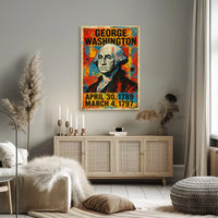 George Washington First President Poster
