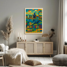 Jacksonville Largest U.S. City by Land Area Poster