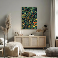 Vibrant Botanical Garden Wall Art Print