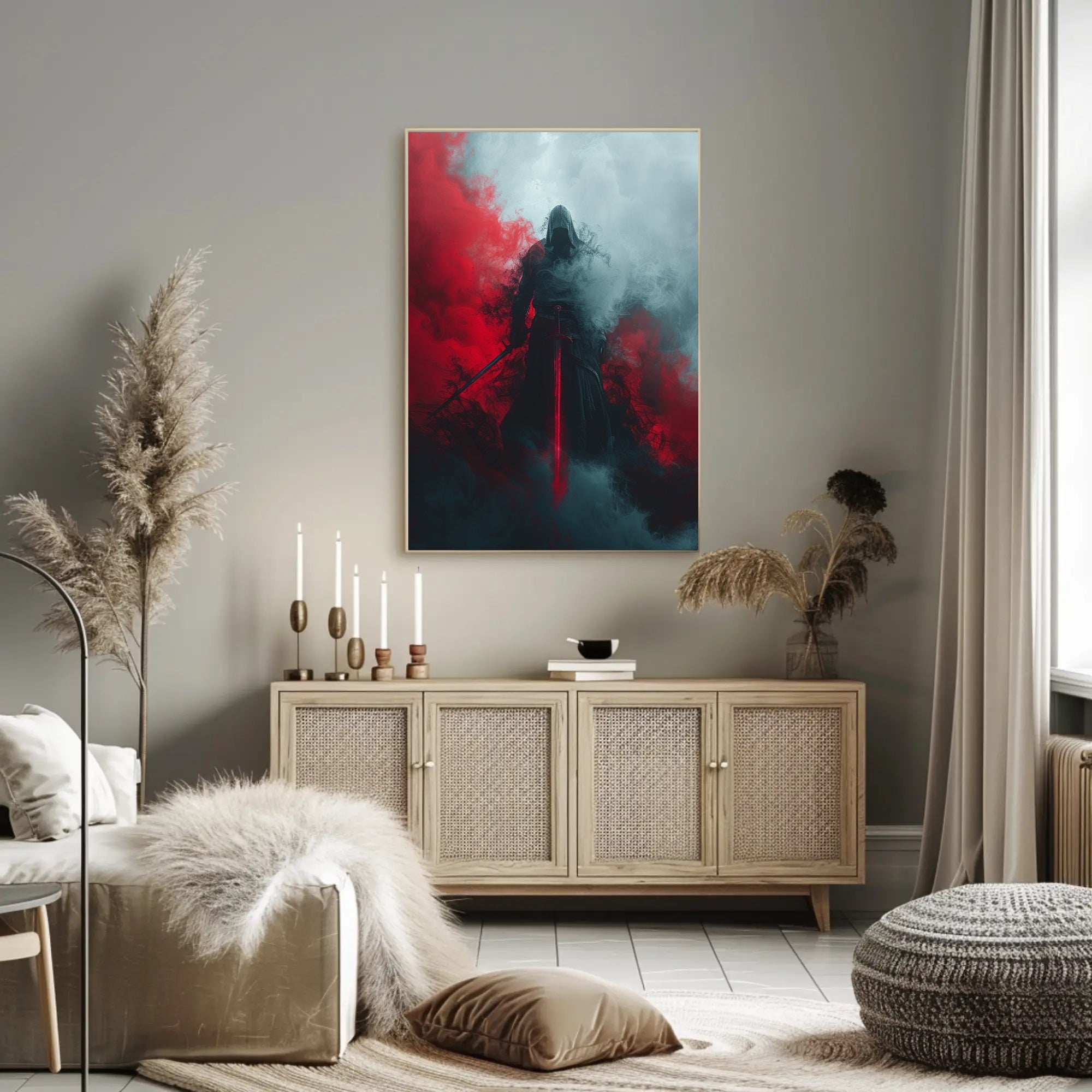 The Enigmatic Warrior Poster PosterGoat