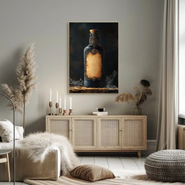 Mysterious Elixir Bottle Poster