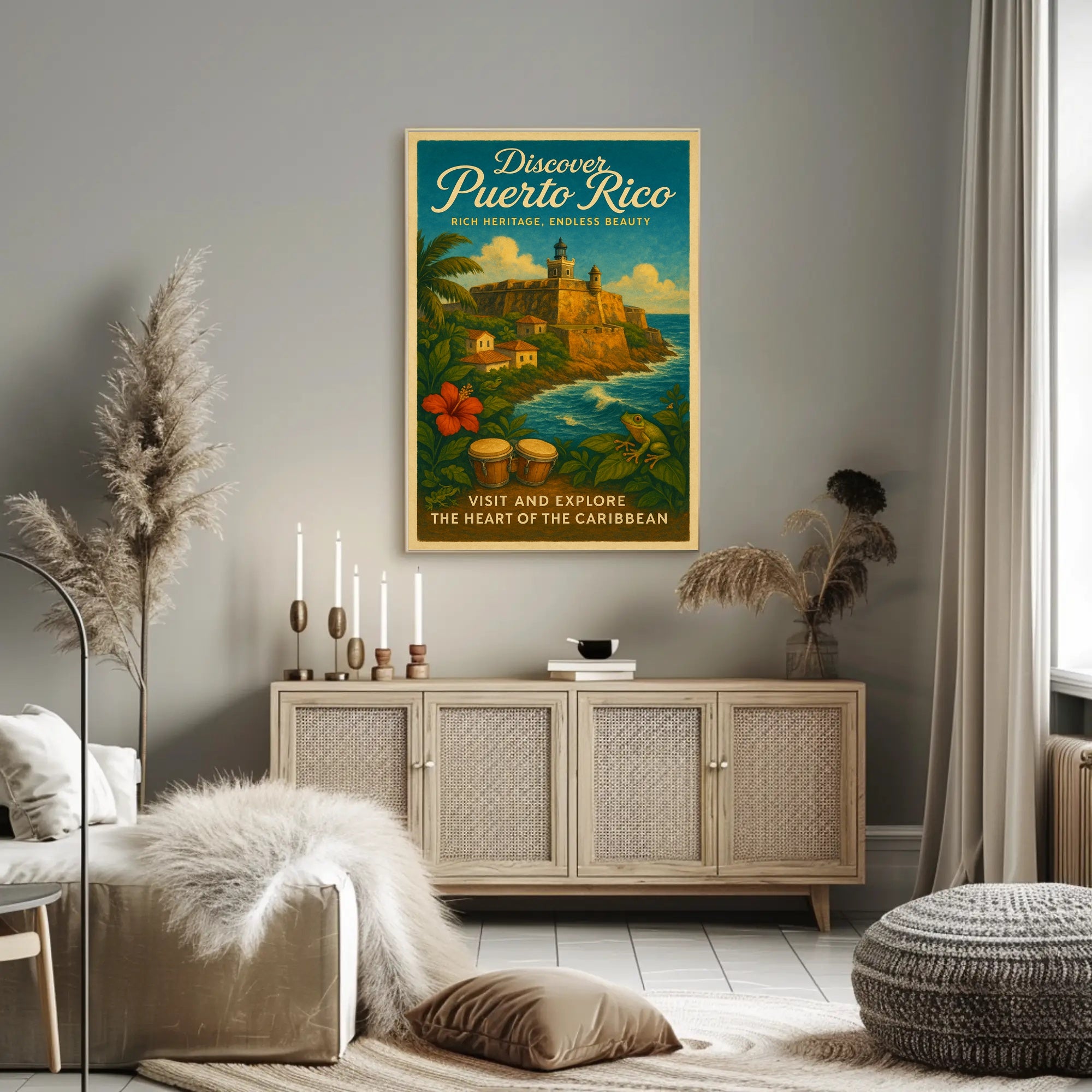 Discover Puerto Rico Wall Art Print PosterGoat