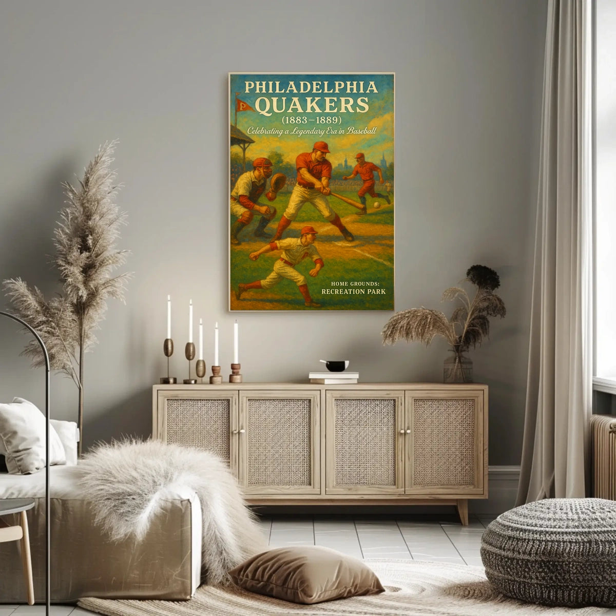 Philadelphia Quakers Celebrating A Poster