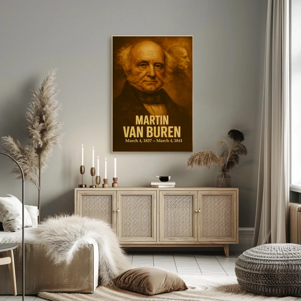 Martin Van Buren 8Th President Poster