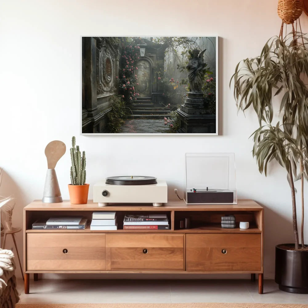Mystical Renaissance Garden Fantasy Poster Art