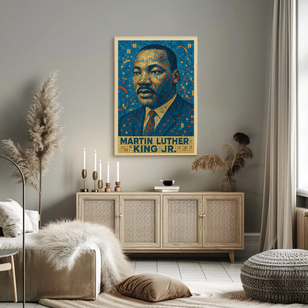 Martin Luther King Jr. Mosaic Poster