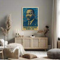 Martin Luther King Jr. Mosaic Poster