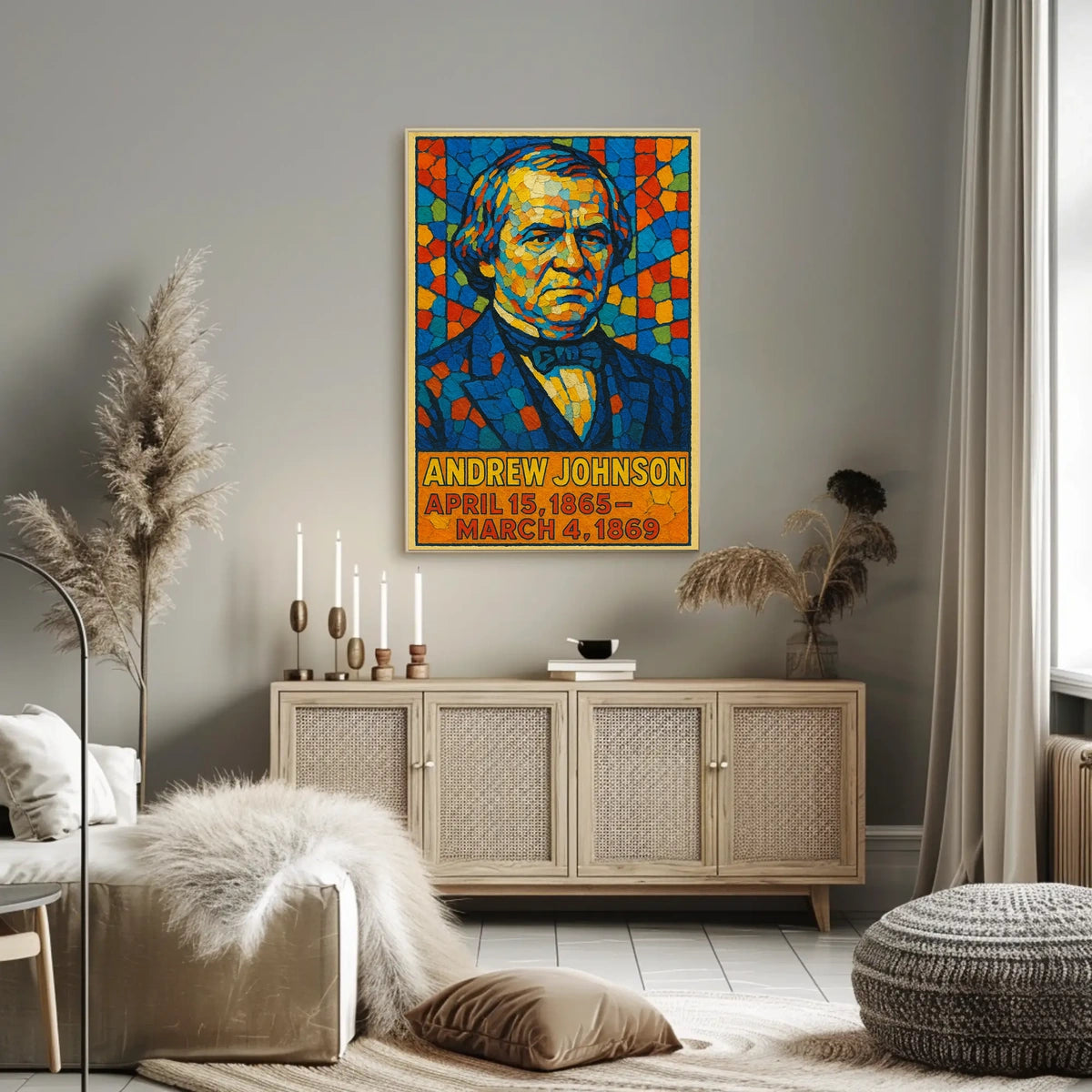Andrew Johnson 17th President Poster