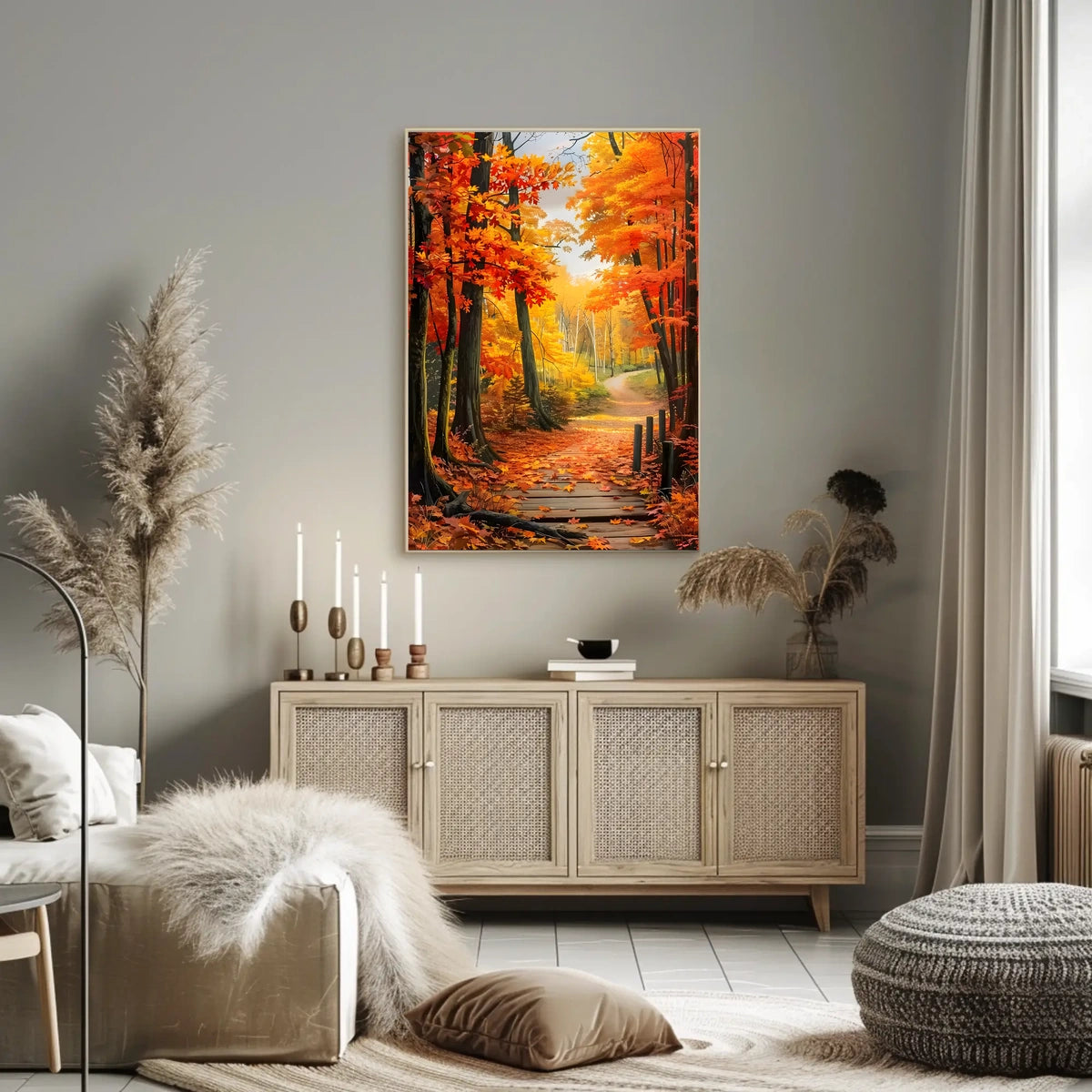 Autumn Pathway Poster