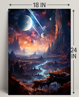 Cosmic Landscape Poster PosterGoat