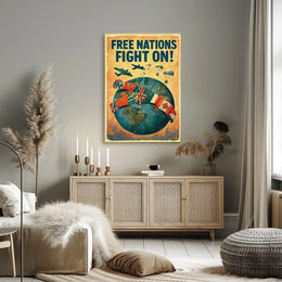 Free Nations Unite Poster
