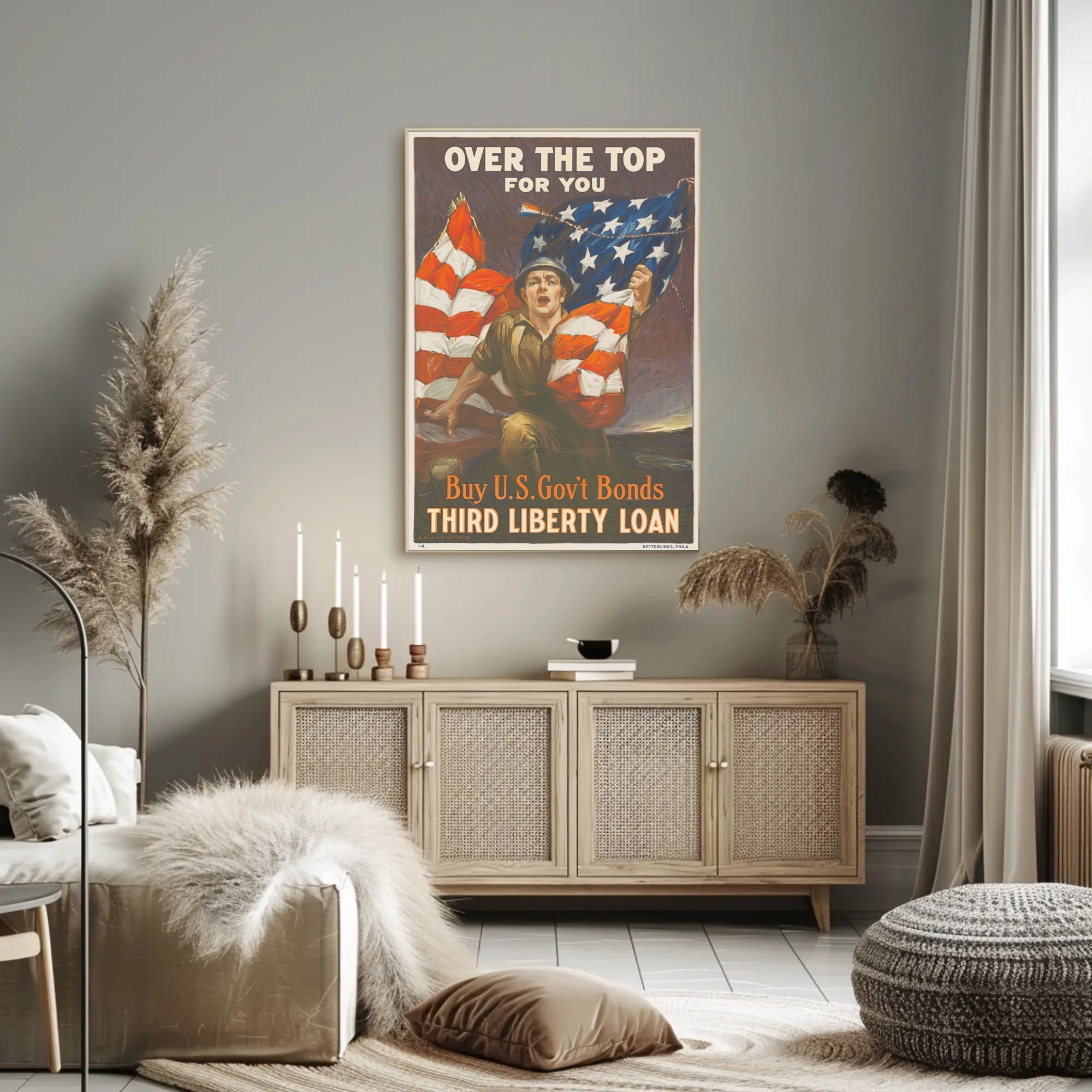 Third Liberty Loan Propaganda Poster for Patriotic Support