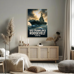USS Franklin D. Roosevelt (CVB-42) Poster PosterGoat