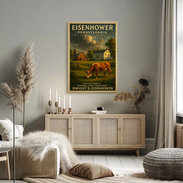 Dwight D. Eisenhower Farm And Home Poster