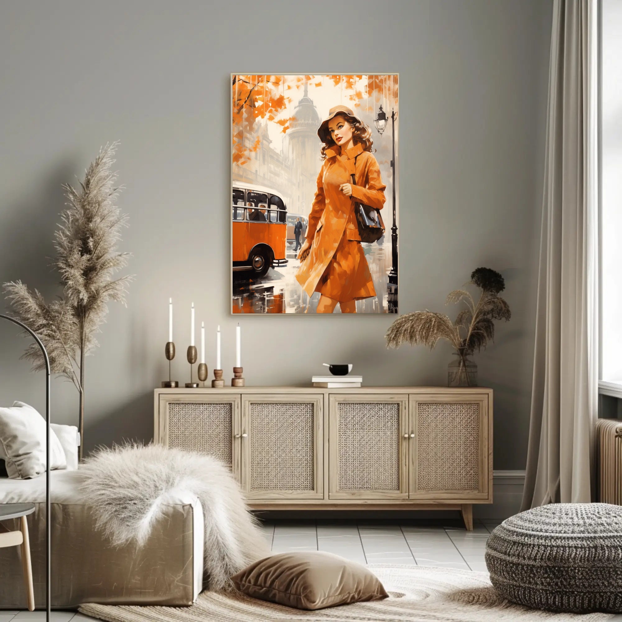Autumn In The City Poster PosterGoat