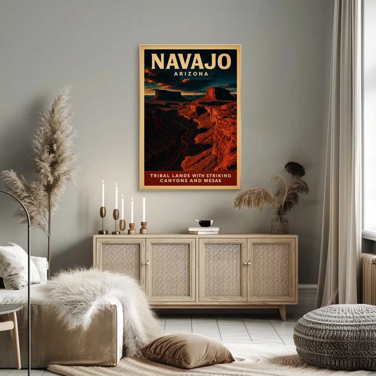 Navajo Arizona Tribal Lands Poster