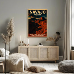 Navajo Arizona Tribal Lands Poster