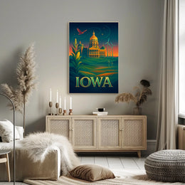 Iowa A Land of Heritage and Innovation Poster