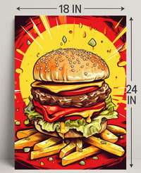 Burger Bliss Poster PosterGoat