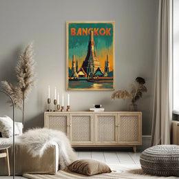Bangkok Skyline Poster