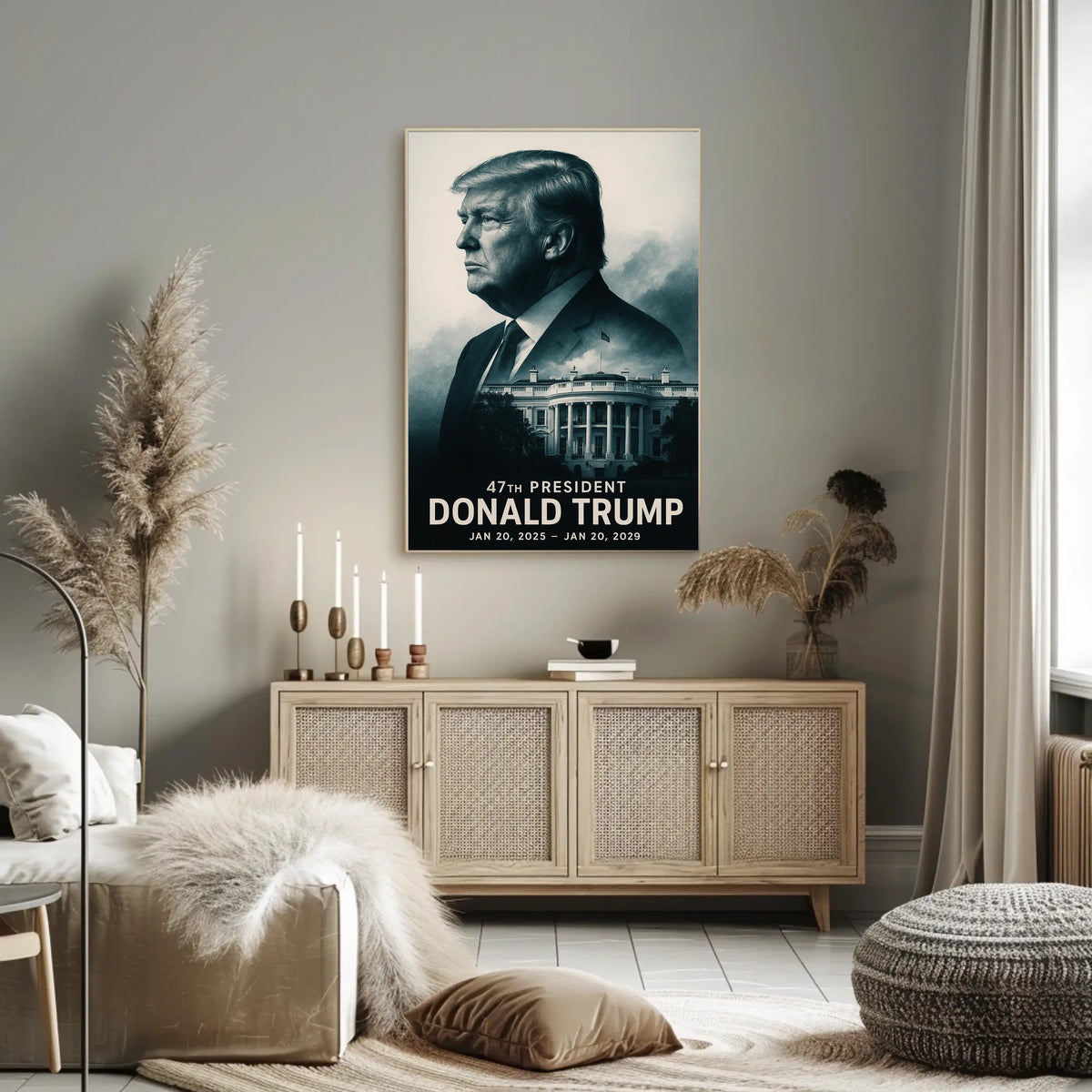 Trump Vision Liberty Hopeful Digital Painting Poster