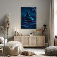 Celestial Shark Poster