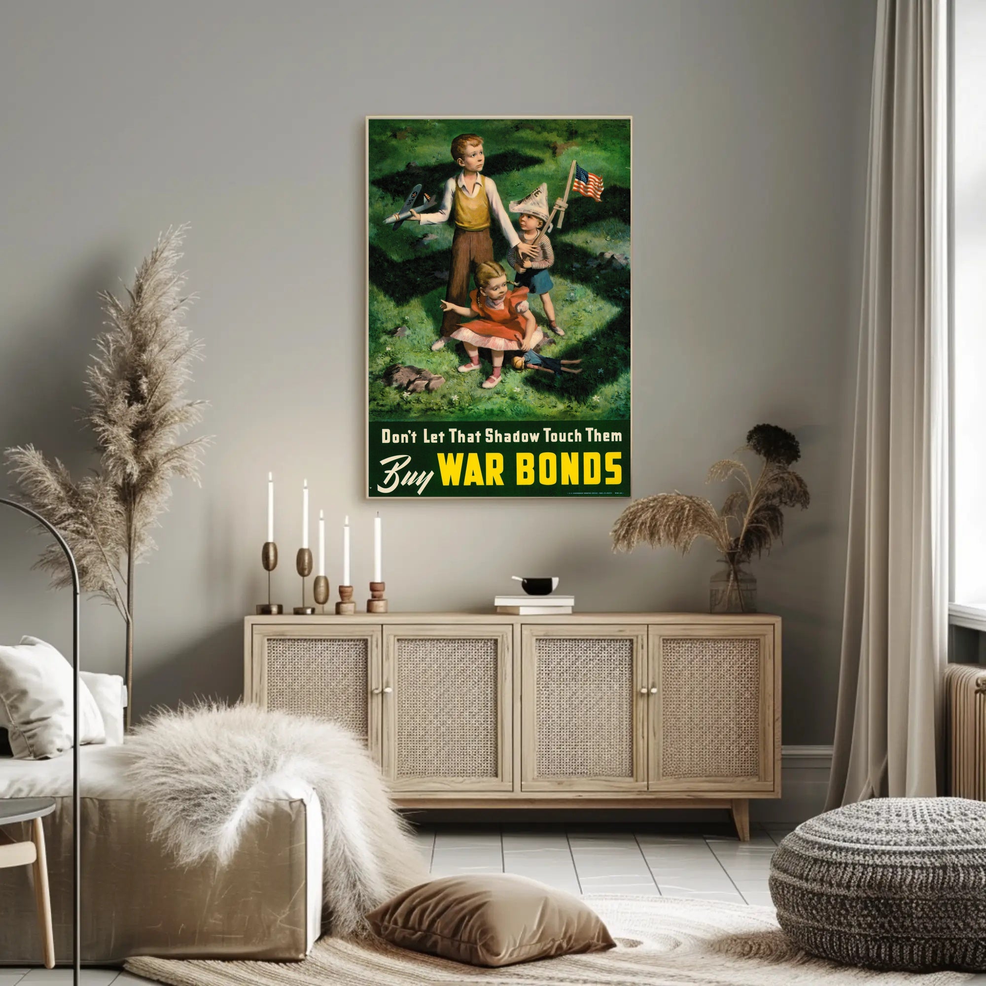 World War II War Bonds Propaganda Poster