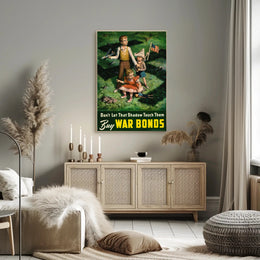 World War II War Bonds Propaganda Poster
