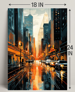 Urban Reflections Poster