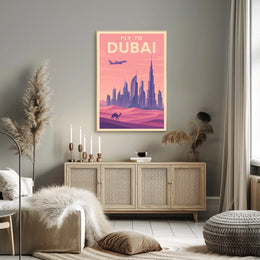 Fly to Dubai Poster