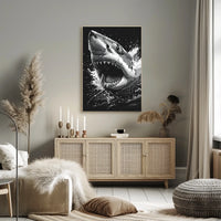 The Ferocious Shark Poster