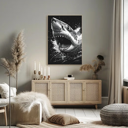 The Ferocious Shark Poster