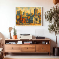 Liberia Cityscape Poster