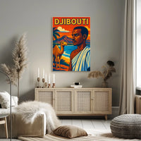 Djibouti Travel Poster