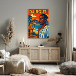 Djibouti Travel Poster