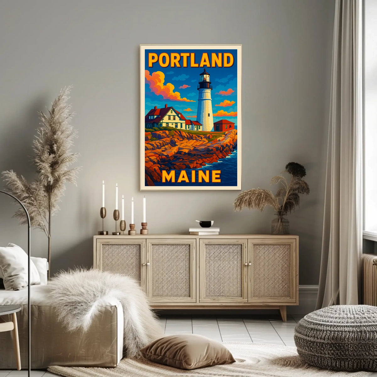 Portland, Maine Lighthouse Poster