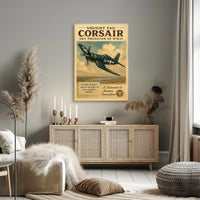 Vought F4U Corsair: Sky Predator of WWII Poster
