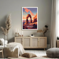 Arches National Park Travel Poster Print