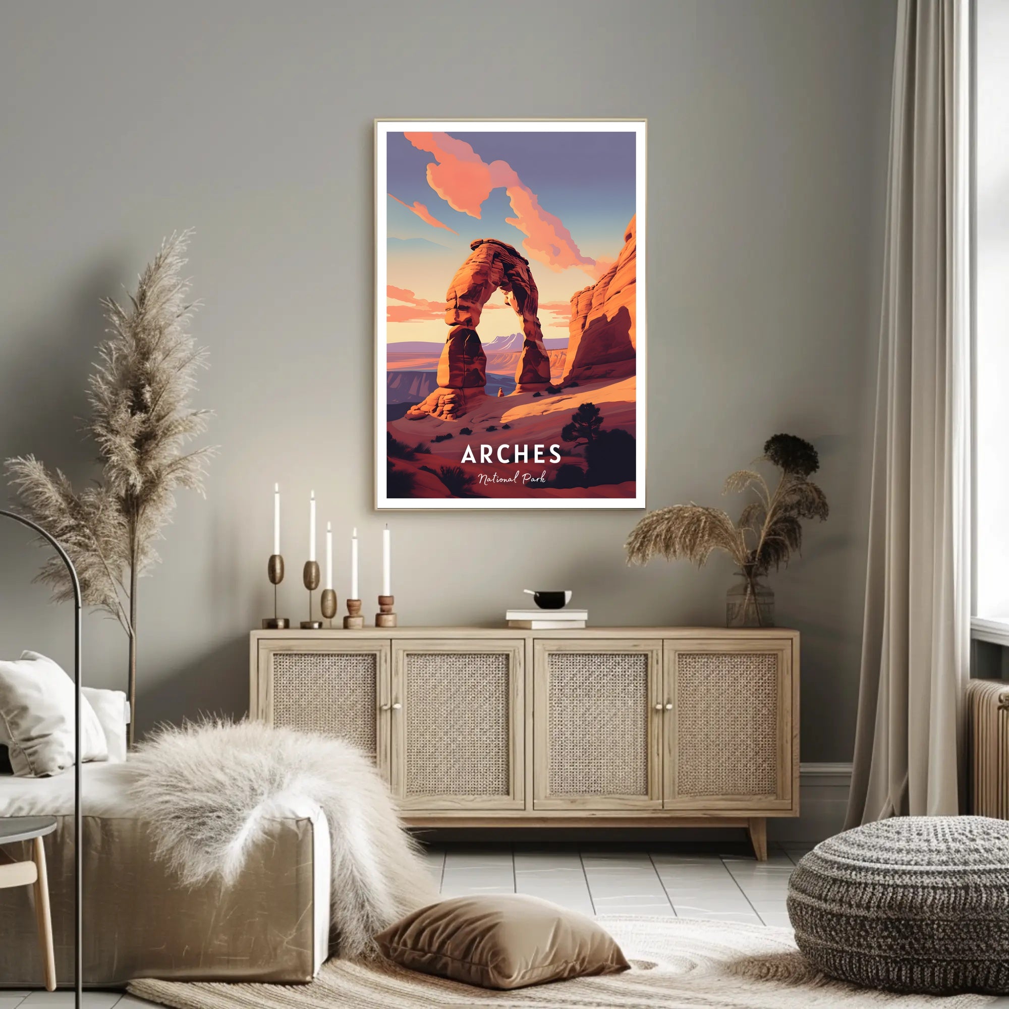 Arches National Park Travel Poster Print