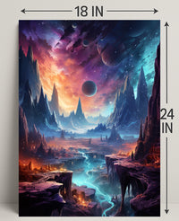 Celestial Landscape Poster PosterGoat